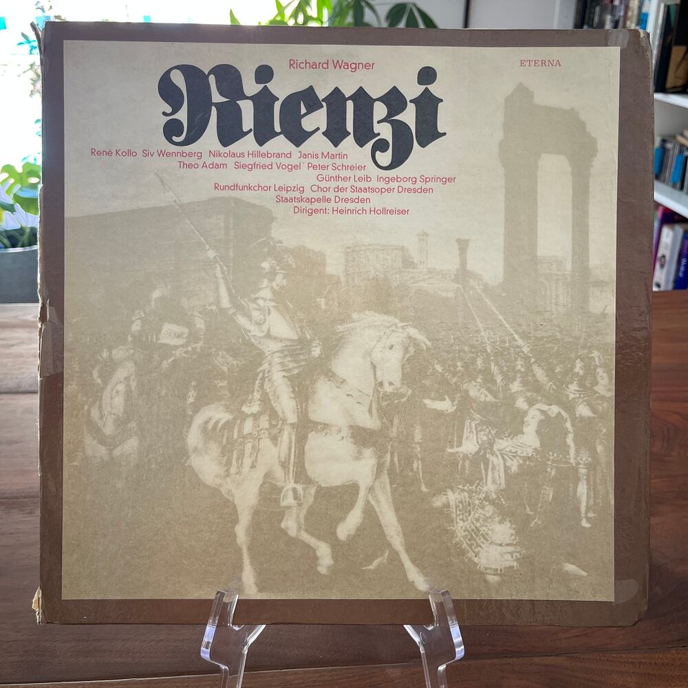 Wagner Rienzi 5xVinyl LP Box Set 1977 Eterna 826658-662 East Germany GDR RARE